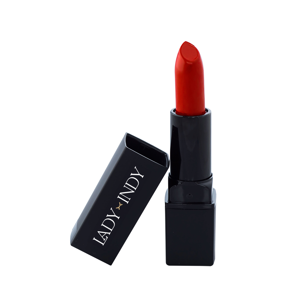 Fire Red Vegan, Paraben Free and Vitamin E Infused Lipstick