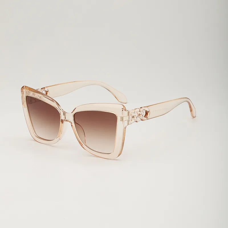 Elegant Basic Cat Eye Full Frame Women's Sunglasses