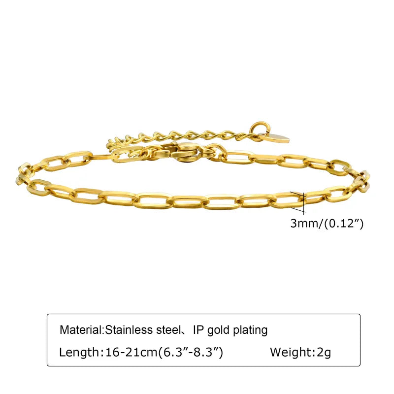 Gold Bracelet Link