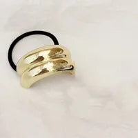 Double Wedge Hair Clip Gold