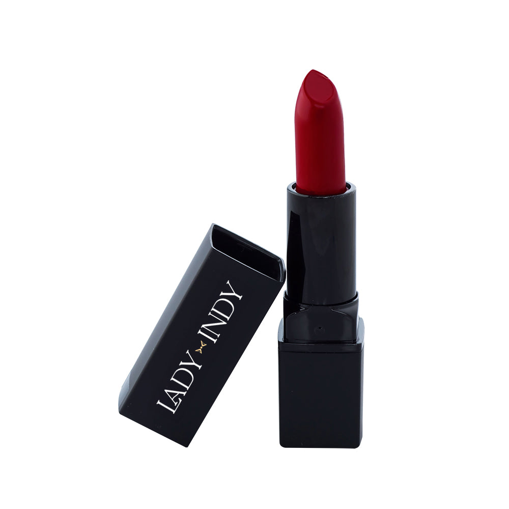 Hot and Bothered Red Lipstick Vegan and Paraben Free