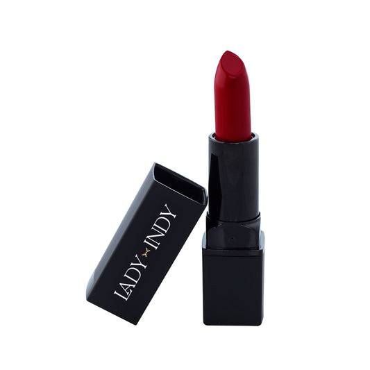 Hot and Bothered Red Lipstick Vegan and Paraben Free