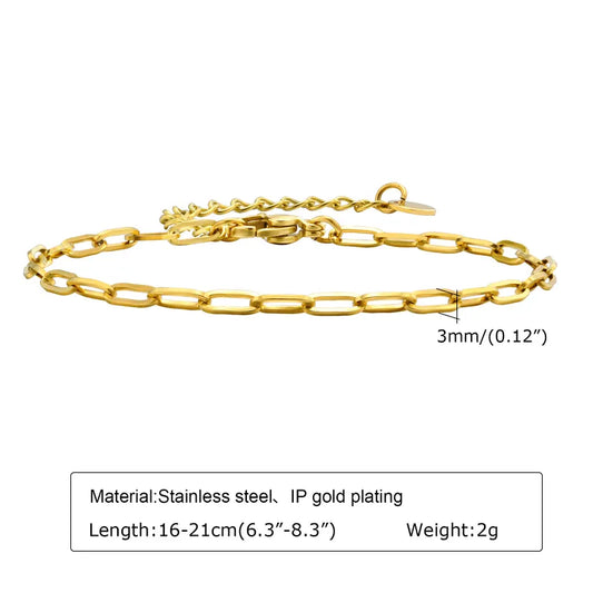 Gold Bracelet Link