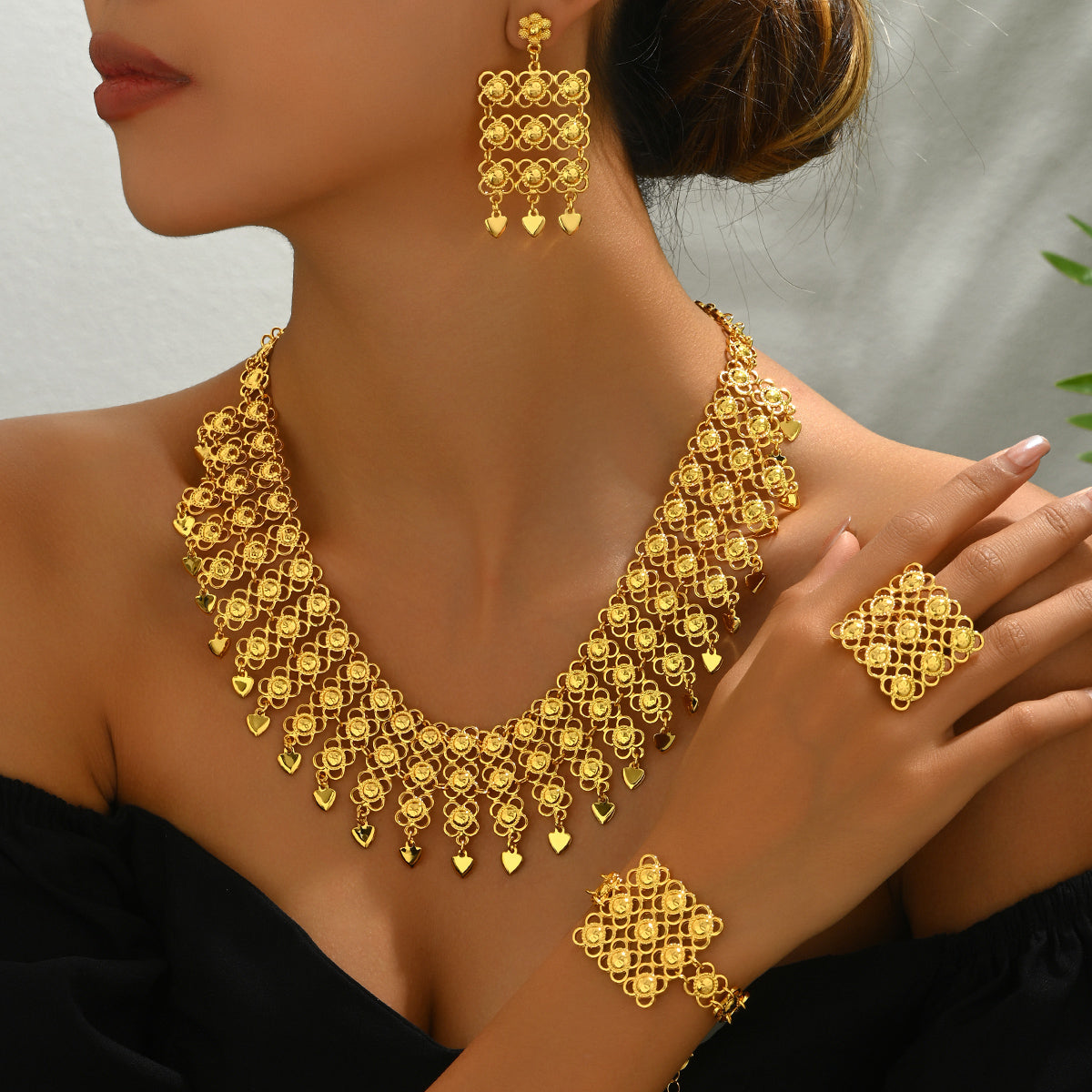Elegant Lady 18K Gold Plated Women's