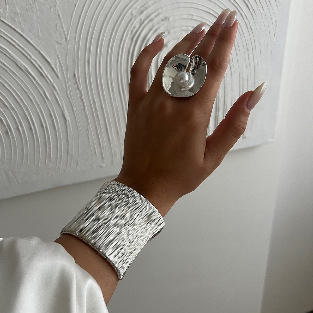 Vintage Style Classic Style Irregular Alloy Women's Rings Bangle