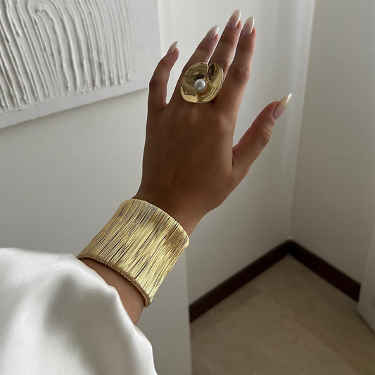 Vintage Style Classic Style Irregular Alloy Women's Rings Bangle