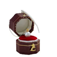 Elegant Simple Style Round Titanium Steel Artificial Pearls Necklace