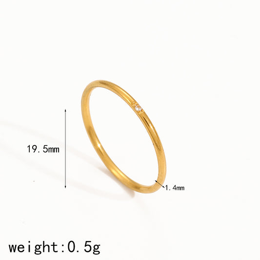 Simple Chic Gold Ring